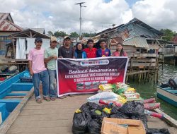 Mahasiswa Salurkan Bantuan Bagi Warga Terdampak Bencana Alam Halmahera Barat