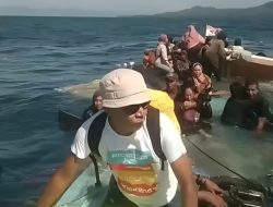 Dihantam Ombak, Kapal Penumpang Tenggelam di Perairan Bibinoi Halmahera Selatan