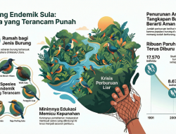 7 Jenis Burung Endemik Kepulauan Sula Terancam Punah